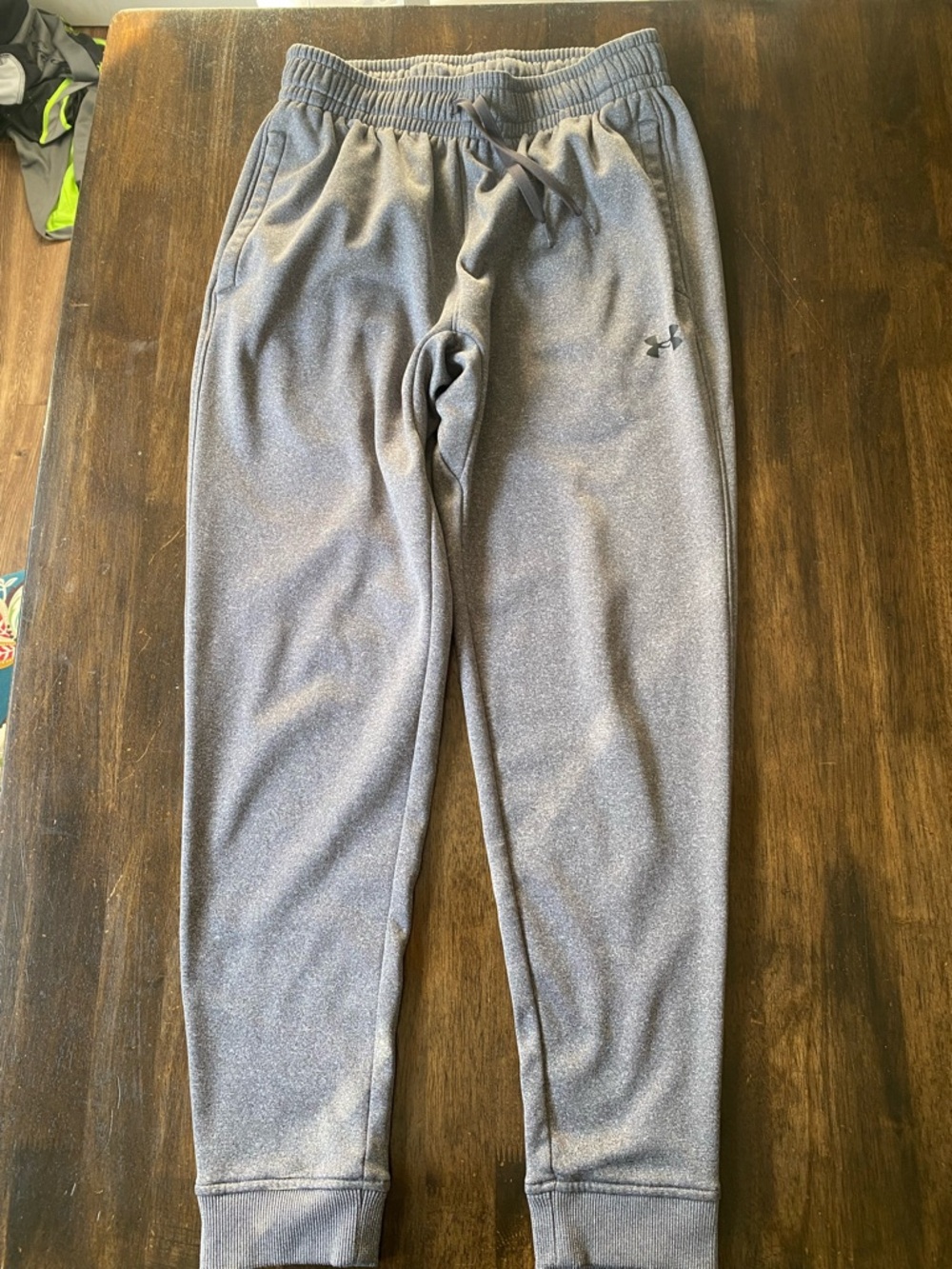 Under Armour Gray Fleece-Lined Training Joggers